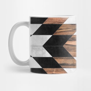 Urban Tribal Pattern No.9 - Aztec - Concrete and Wood Mug